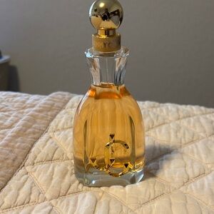 Jimmy Choo Gold and Amber Perfume Bottle